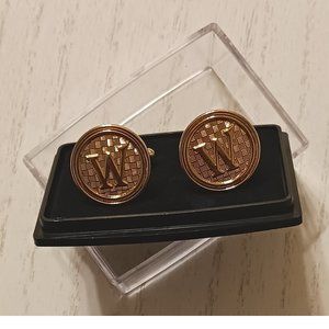 Initial "W" Cufflinks